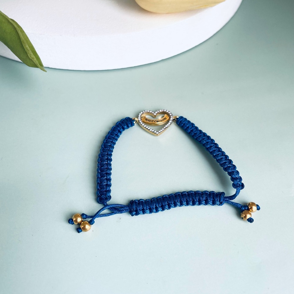 Juicy Couture Adjustable rope bracelet